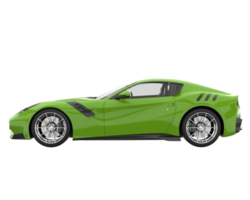 Sport car isolated on transparent background. 3d rendering - illustration png