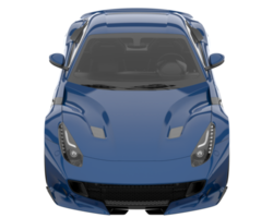 Sport car isolated on transparent background. 3d rendering - illustration png