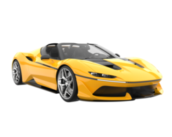 Sport car isolated on transparent background. 3d rendering - illustration png