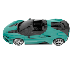 Sport car isolated on transparent background. 3d rendering - illustration png