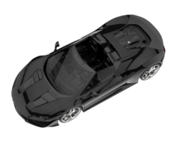 Sport car isolated on transparent background. 3d rendering - illustration png