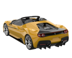 Sport car isolated on transparent background. 3d rendering - illustration png