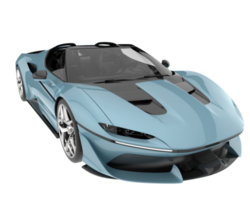 voiture de sport isolée sur fond transparent. rendu 3d - illustration png