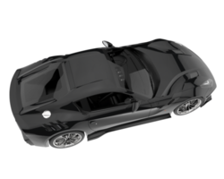 voiture de sport isolée sur fond transparent. rendu 3d - illustration png