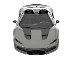 voiture de sport isolée sur fond transparent. rendu 3d - illustration png