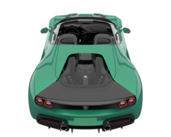 Sport car isolated on transparent background. 3d rendering - illustration png
