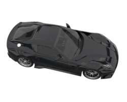 Sport car isolated on transparent background. 3d rendering - illustration png