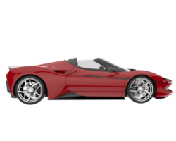 voiture de sport isolée sur fond transparent. rendu 3d - illustration png