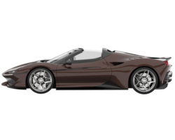 voiture de sport isolée sur fond transparent. rendu 3d - illustration png