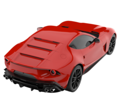 Sport car isolated on transparent background. 3d rendering - illustration png