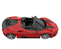 Sport car isolated on transparent background. 3d rendering - illustration png