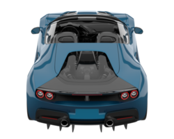 Sport car isolated on transparent background. 3d rendering - illustration png