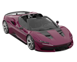 voiture de sport isolée sur fond transparent. rendu 3d - illustration png