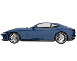 Sport car isolated on transparent background. 3d rendering - illustration png