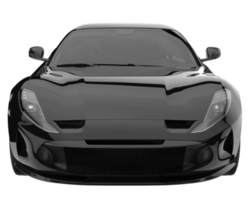 voiture de sport isolée sur fond transparent. rendu 3d - illustration png