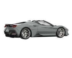 carro esporte isolado em fundo transparente. renderização 3D - ilustração png