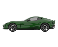 voiture de sport isolée sur fond transparent. rendu 3d - illustration png