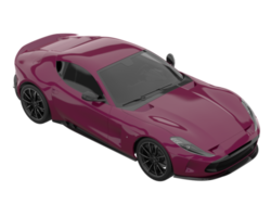 Sport car isolated on transparent background. 3d rendering - illustration png