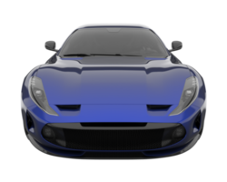 Sport car isolated on transparent background. 3d rendering - illustration png
