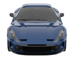 Sport car isolated on transparent background. 3d rendering - illustration png