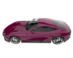 Sport car isolated on transparent background. 3d rendering - illustration png