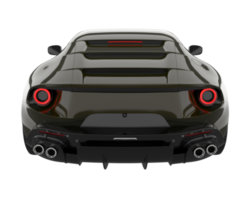 Sport car isolated on transparent background. 3d rendering - illustration png