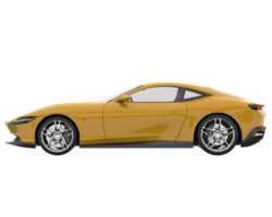 Sport car isolated on transparent background. 3d rendering - illustration png