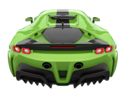 Sport car isolated on transparent background. 3d rendering - illustration png