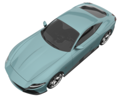 Sport car isolated on transparent background. 3d rendering - illustration png