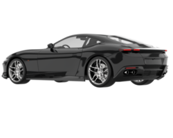 Sport car isolated on transparent background. 3d rendering - illustration png