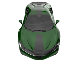 Sport car isolated on transparent background. 3d rendering - illustration png