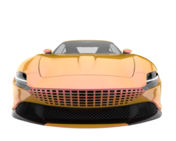 Sport car isolated on transparent background. 3d rendering - illustration png