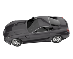 carro esporte isolado em fundo transparente. renderização 3D - ilustração png