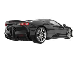 carro esporte isolado em fundo transparente. renderização 3D - ilustração png