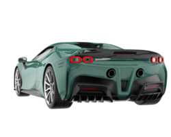 Sport car isolated on transparent background. 3d rendering - illustration png