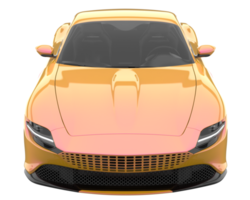 Sport car isolated on transparent background. 3d rendering - illustration png