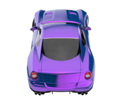 carro esporte isolado em fundo transparente. renderização 3D - ilustração png