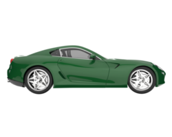 voiture de sport isolée sur fond transparent. rendu 3d - illustration png