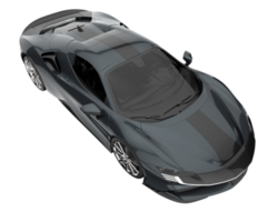 carro esporte isolado em fundo transparente. renderização 3D - ilustração png