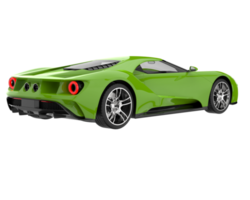 Sport car isolated on transparent background. 3d rendering - illustration png