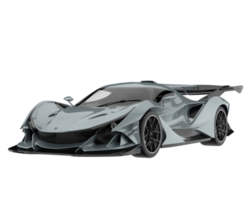 voiture de sport isolée sur fond transparent. rendu 3d - illustration png