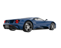 carro esporte isolado em fundo transparente. renderização 3D - ilustração png