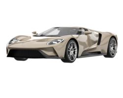 Sport car isolated on transparent background. 3d rendering - illustration png