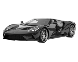 voiture de sport isolée sur fond transparent. rendu 3d - illustration png