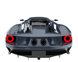 Sport car isolated on transparent background. 3d rendering - illustration png