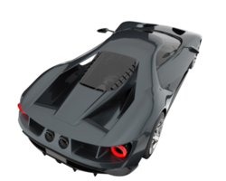 Sport car isolated on transparent background. 3d rendering - illustration png