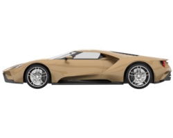 Sport car isolated on transparent background. 3d rendering - illustration png