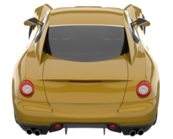 Sport car isolated on transparent background. 3d rendering - illustration png