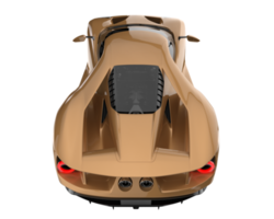 Sport car isolated on transparent background. 3d rendering - illustration png