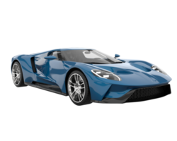 voiture de sport isolée sur fond transparent. rendu 3d - illustration png